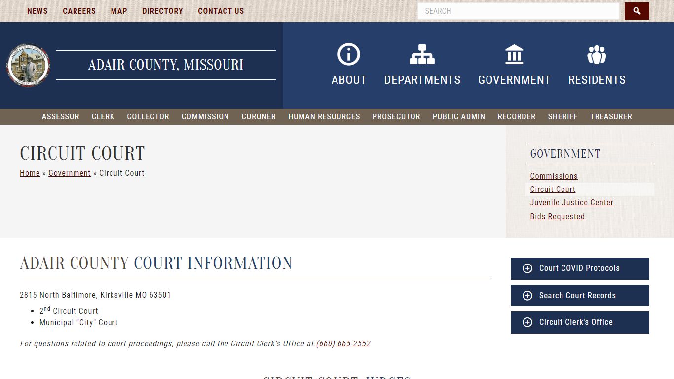 Circuit Court | Adair County Government